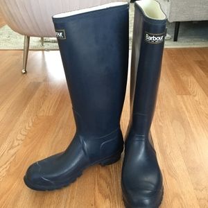 BARBOUR MEN'S BEDE RUBBER WELLINGTON BOOTS